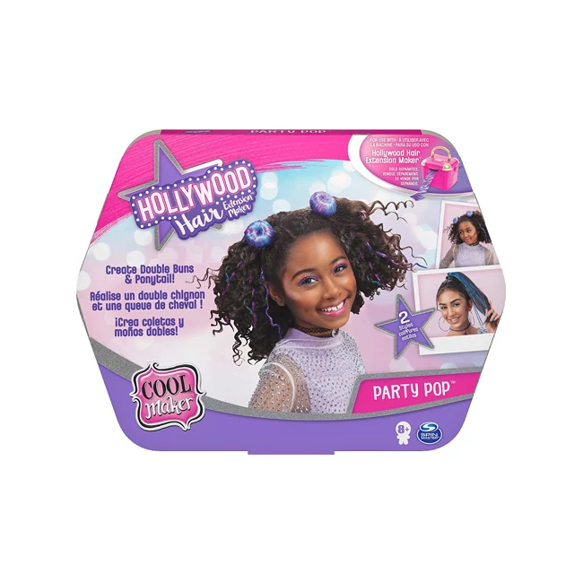 Cool Maker: Hollywood Hair Party Pop hajdekoráló szett – Spin Master
