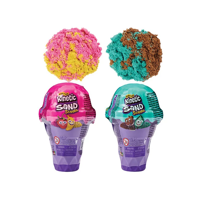 Kinetic Sand: Scents homokgyurma fagyi alakú tárolóban 113g kétféle változatban 1 db – Spin Master