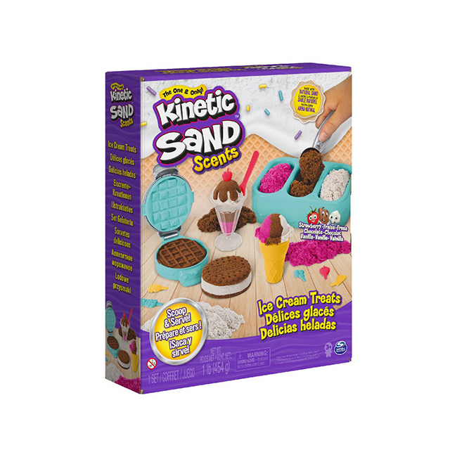 Kinetic Sand: Scents homokgyurma fagyikészítő szett 454g – Spin Master
