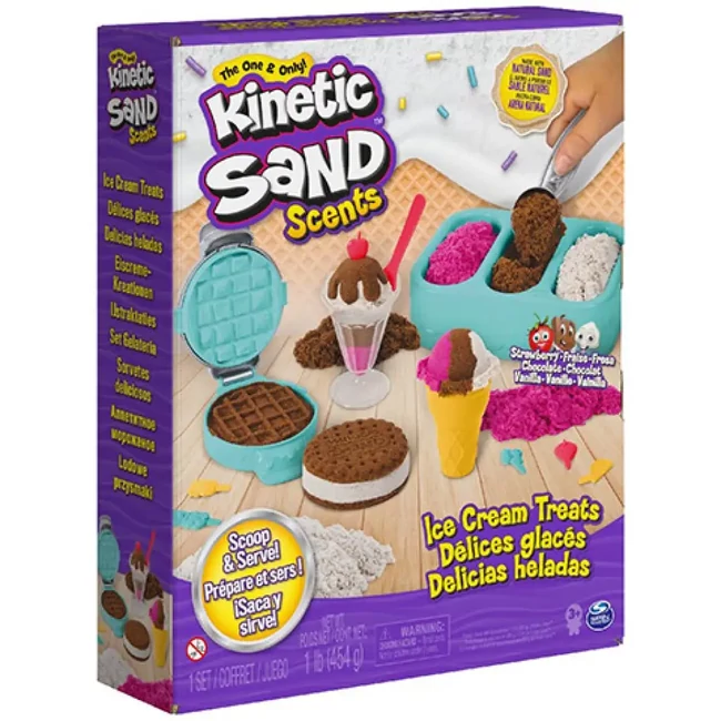 Kinetic Sand: Scents homokgyurma fagyikészítő szett 454g – Spin Master