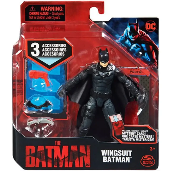DC Comics: The Batman Wingsuit játékfigura kiegészítőkkel 10 cm – Spin Master