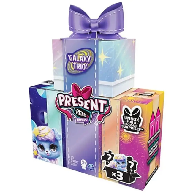 Present Pets Mini Galaxy Trio figurák 3-as csomag – Spin Master