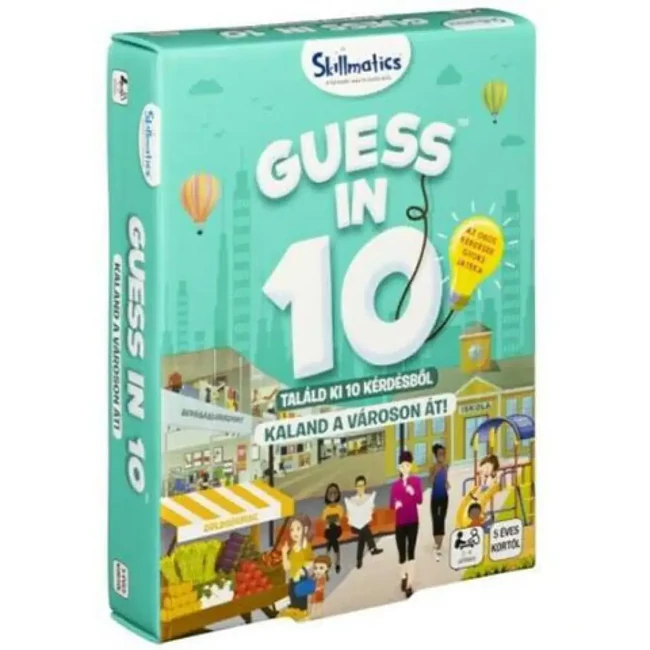 Guess in 10 – Találd ki 10 kérdésből, kaland a városon át oktató játék – Spin Master