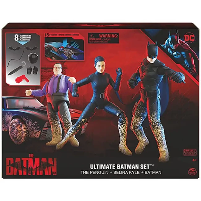 DC Comics: The Batman Ultimate játékszett 10 cm-es figurákkal – Spin Master