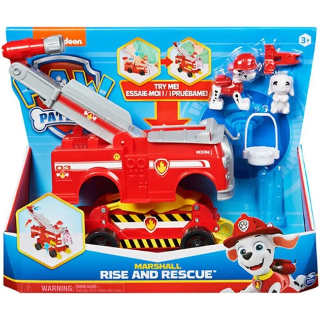 Mancs őrjárat: Rise and Rescue Marshall átalakuló jármű figurával – Spin Master