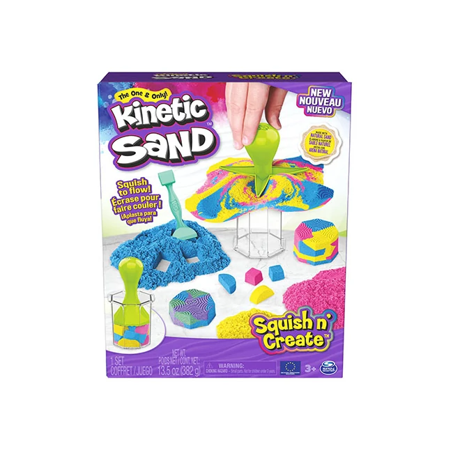 Kinetic Sand: Nyomogatós kreatívkodás 382g – Spin Master
