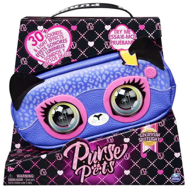 Purse Pets: Savannah Cheetah interaktív övtáska – Spin Master