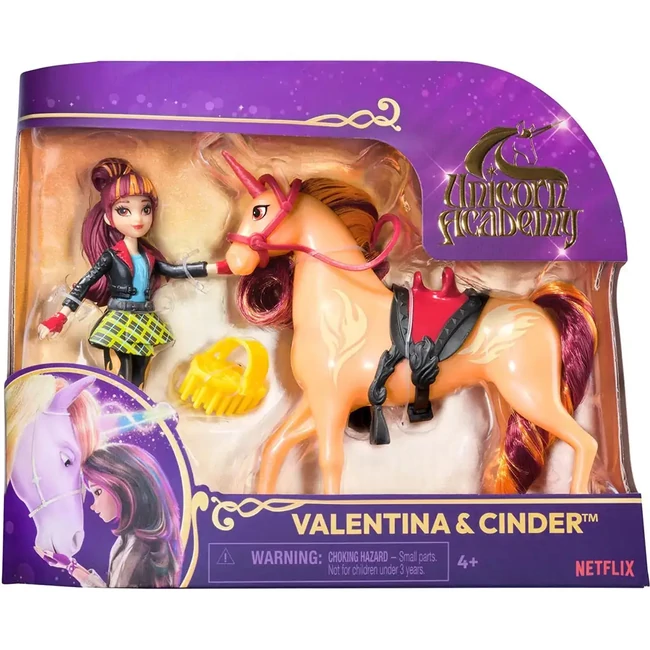 Unikornis Akadémia: Unikornis babával – Valentina és Cinder – Spin Master
