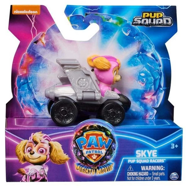 Mancs Őrjárat A Szuperfilm: Pup Squad Racers Skye minifigura járművel – Spin Master