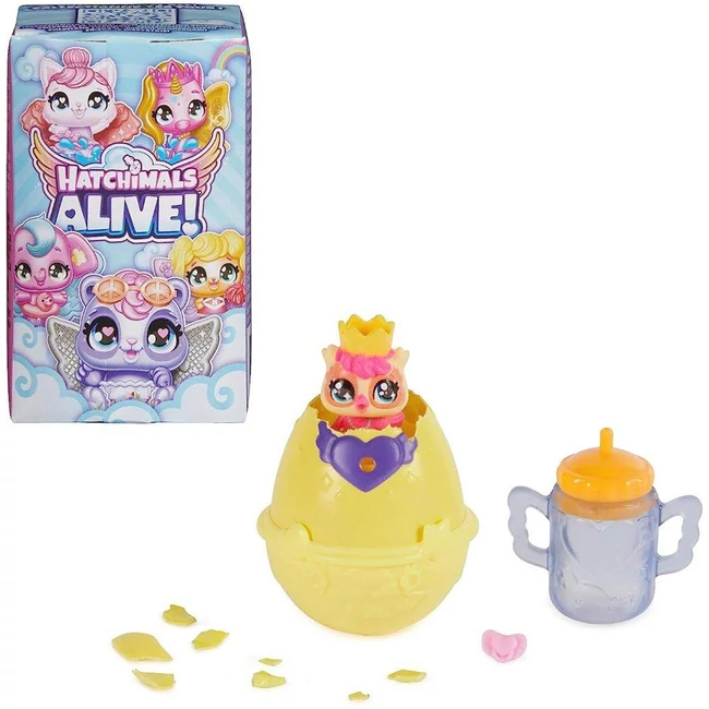 Hatchimals: Alive! Gyűjthető meglepetés figurák tojásban – Spin Master