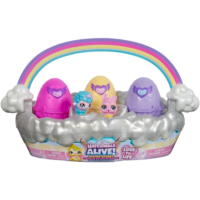 Hatchimals: Tavaszi kosár 3 db meglepetés figurával – Spin Master