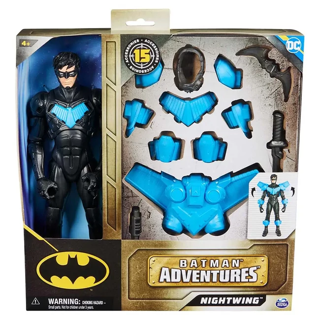 DC Comics: Batman kalandok játékszett Éjszárny 30 cm-es – Spin Master