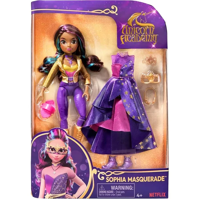 Unikornis Akadémia: Sophia Masquerade figura – Spin Master