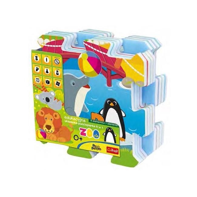 Állatkerti móka szivacs puzzle – Trefl