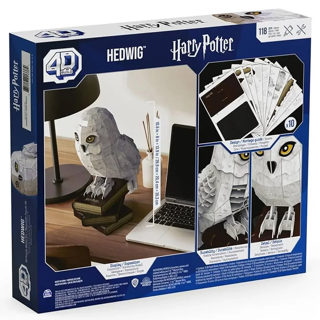 Harry Potter: Hedwig 4D-s puzzle 118 db-os – Spin Master
