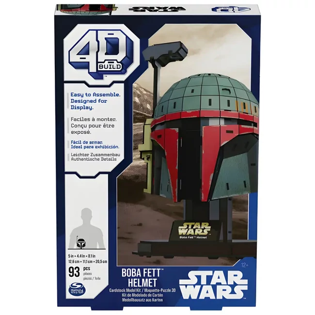 Star Wars: Boba Fett sisak 4D 93 db-os puzzle – Spin Master