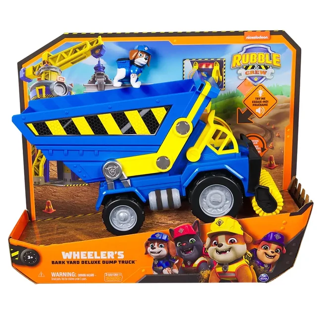 Mancs Őrjárat: Rubble és csapata – Wheeler deluxe dömpere – Spin Master