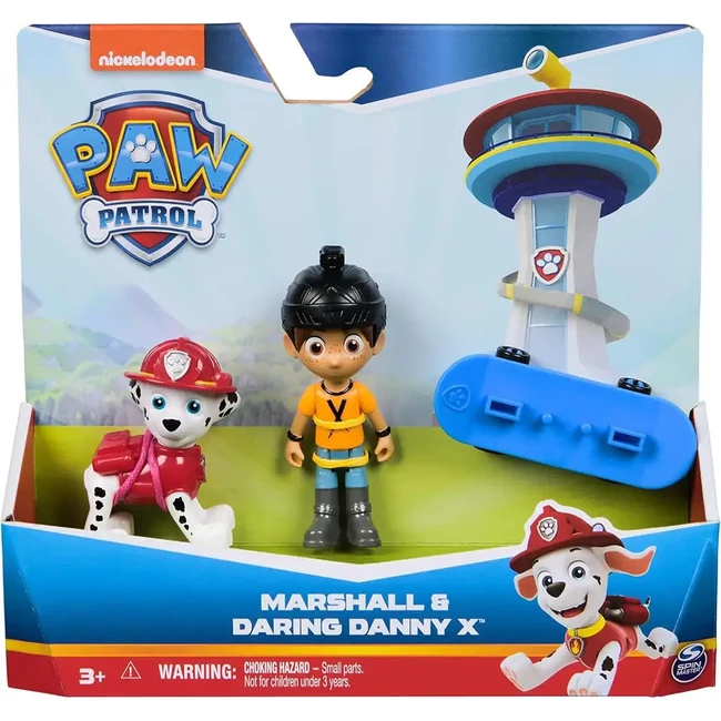 Mancs Őrjárat: Marshall kiskutya és Daring Danny X szett – Spin Master