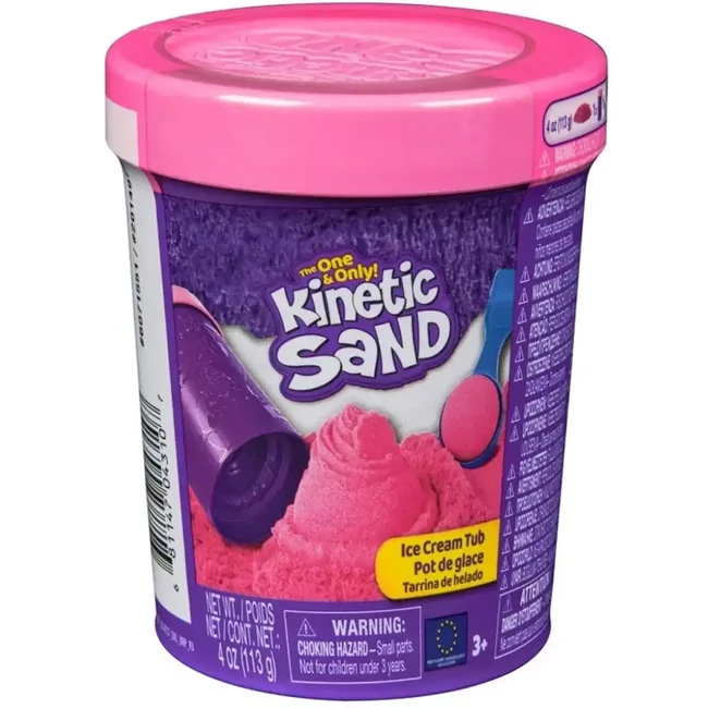 Kinetic Sand: Fagyis doboz rózsaszín homokgyurmával – Spin Master