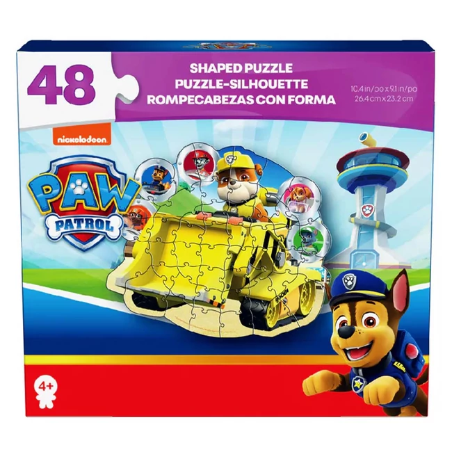 Mancs Őrjárat: Rubble buldózerrel 48 db-os puzzle – Spin Master