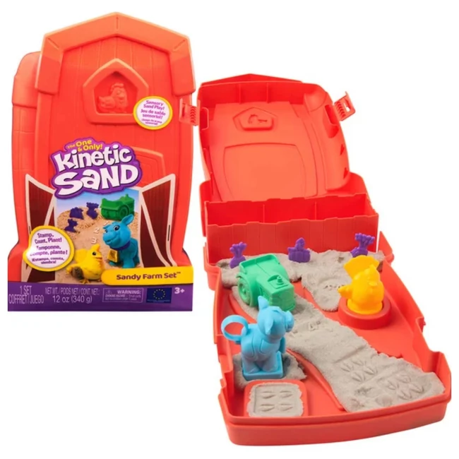 Kinetic Sand: Első farm játékszett – Spin Master