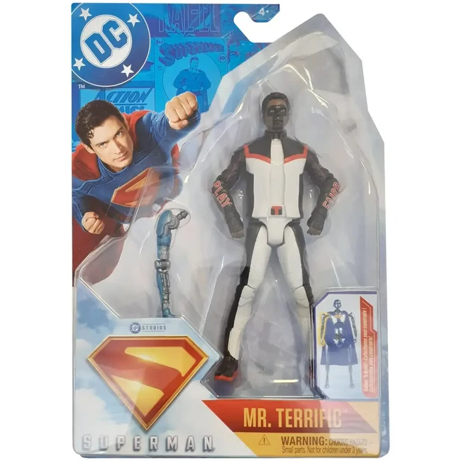 Superman: Mr. Terrific figura 15 cm-es – Spin Master