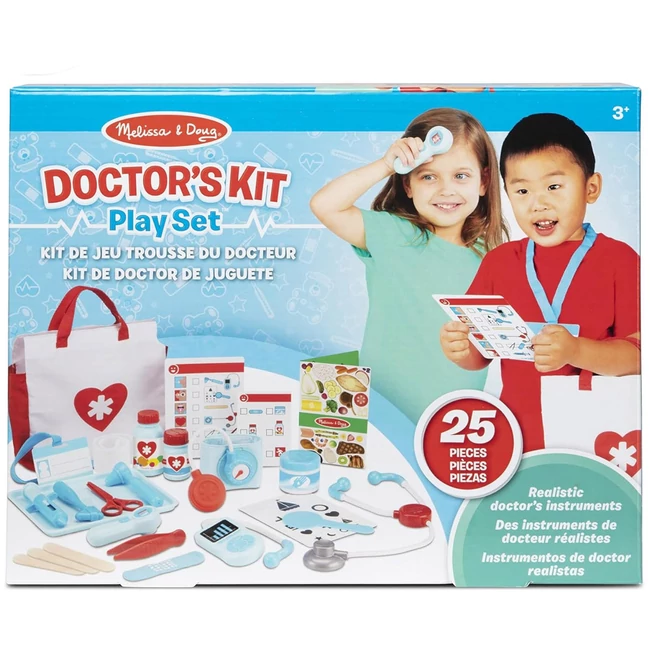 Melissa&amp;Doug: Doktor játékszett táskával – Spin Master
