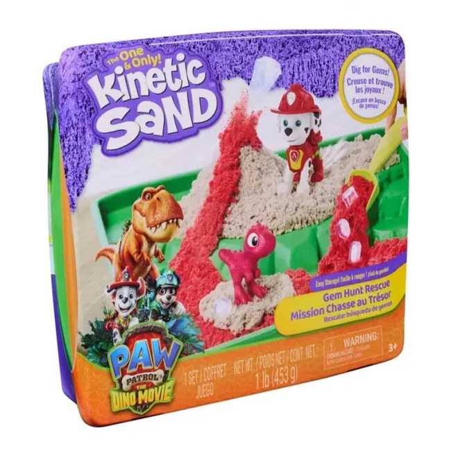 Kinetic Sand: Mancs Őrjárat Marshall homokgyurma játékszett - Spin Master