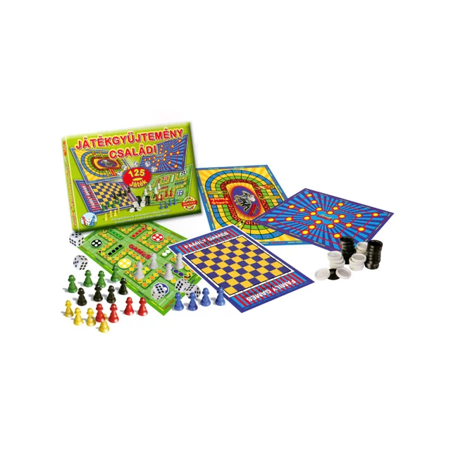 Családi játékgyűjtemény 125 féle – D-Toys