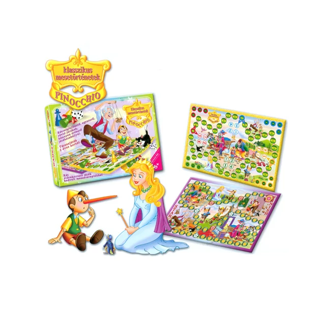 Pinokkió Két mesés társasjáték – D-Toys
