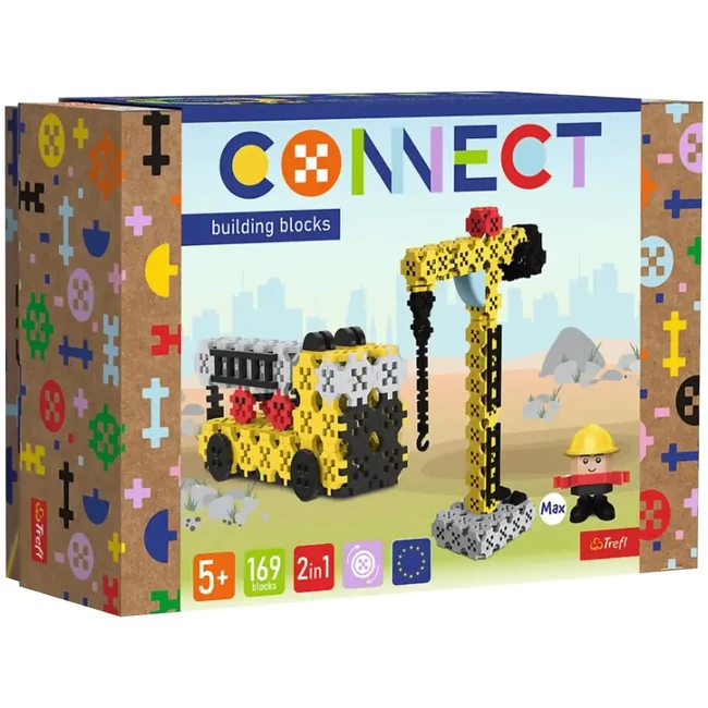 Connect: Építkezés 169 db-os építőjáték – Trefl