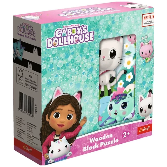 Gabi babaháza 9 db-os kocka kirakó – Trefl