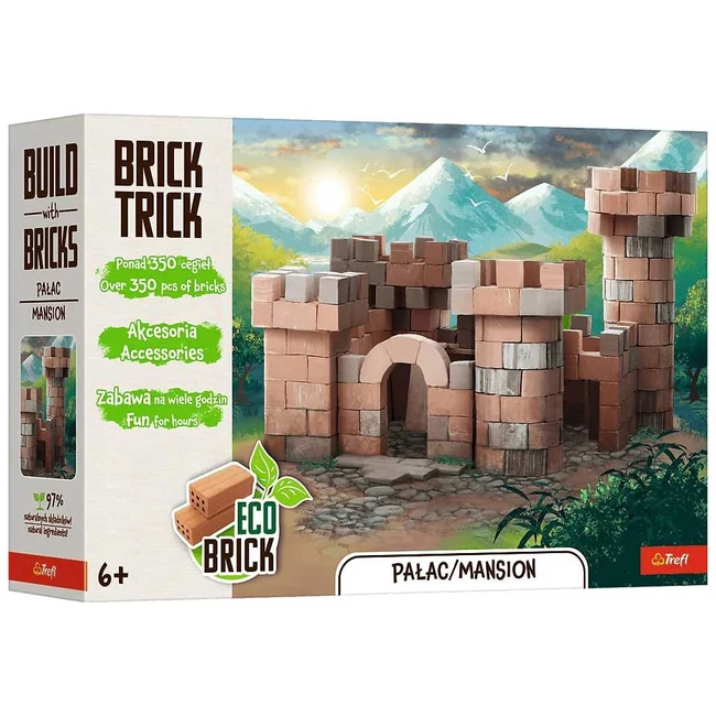 Brick Trick téglából építünk: Kastély 350 darabos építőjáték - Trefl