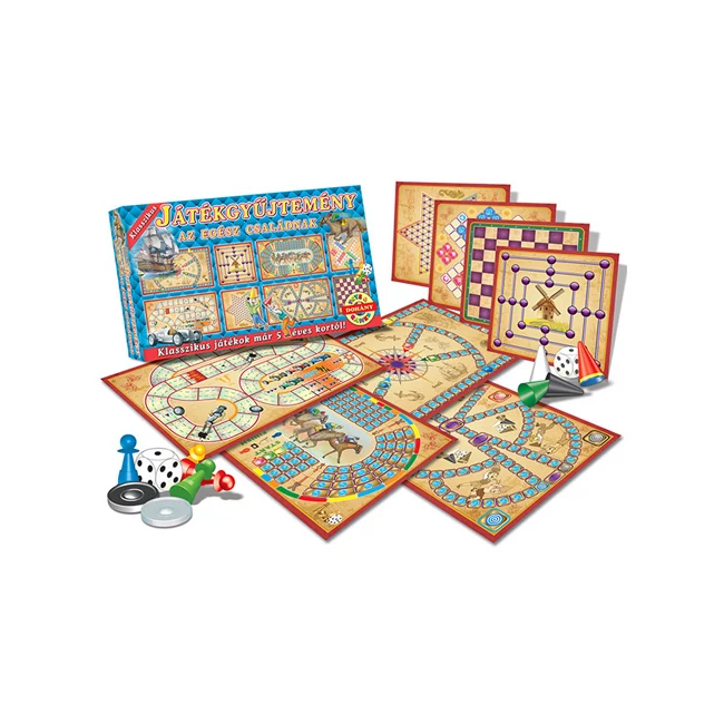 Klasszikus játékgyűjtemény az egész családnak – D-Toys