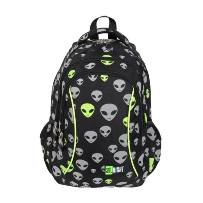 St.Right Aliens ergonomikus iskolatáska hátizsák 15"