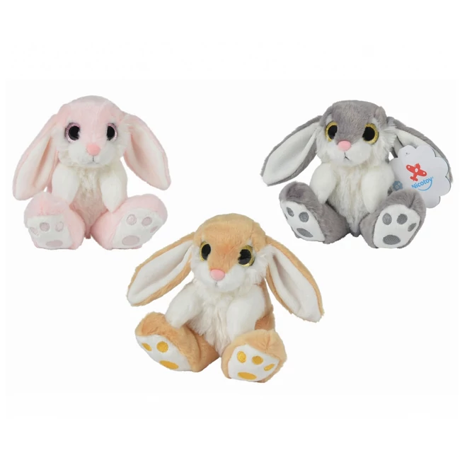 Nicotoy plüss nyuszi 17 cm többféle változatban – Simba Toys