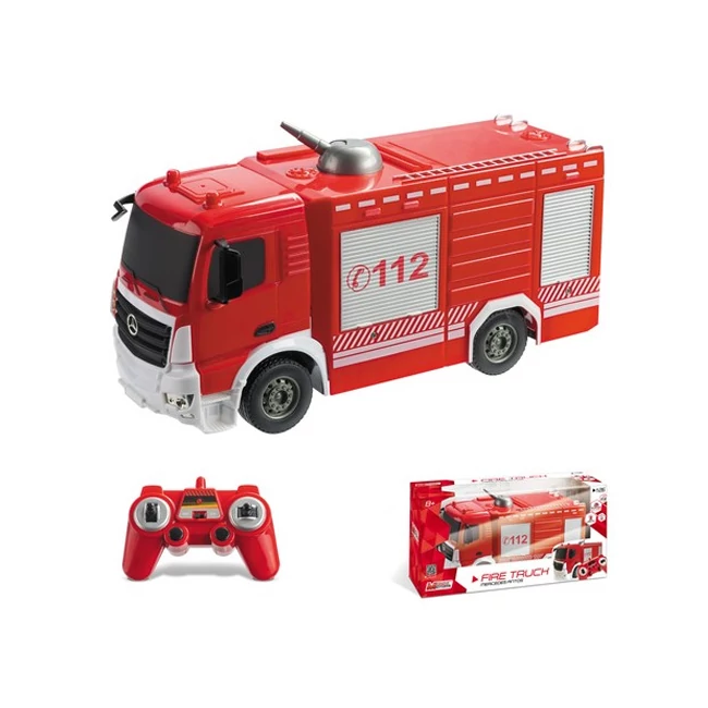 Mercedes Antos távirányítós tűzoltóautó 1/26 – Mondo Motors