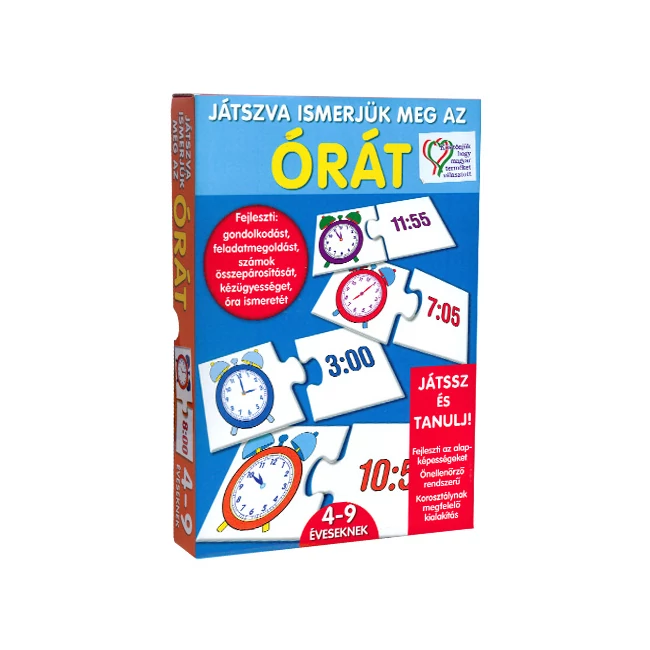 Játszva ismerjük meg az órát