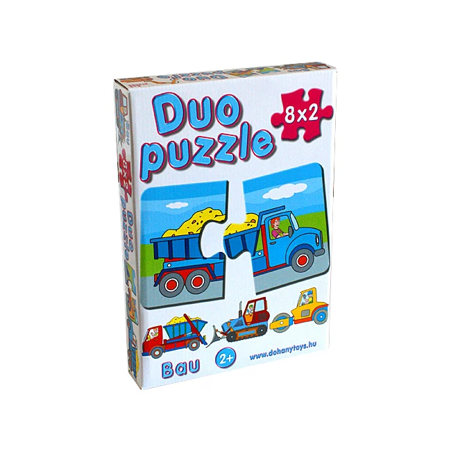 DUO Puzzle munkagépekkel – D-Toys