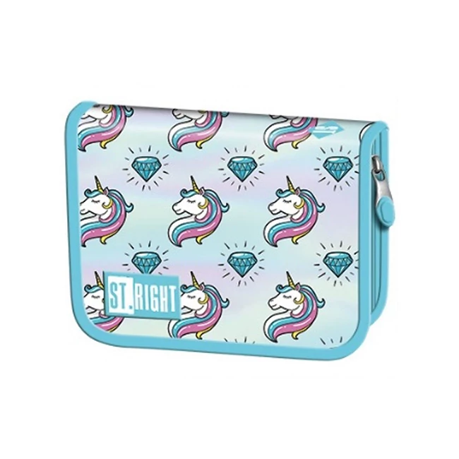 St.Right Pastel Unicorn kihajtható töltetlen tolltartó