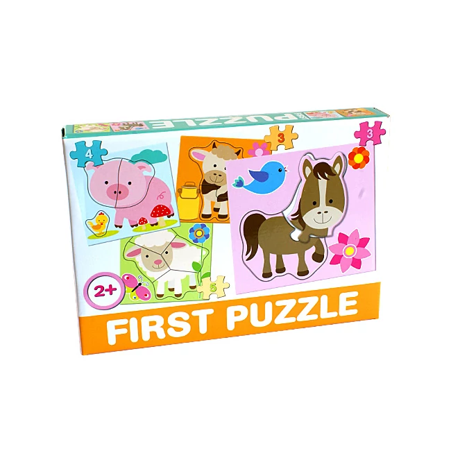 Háziállatos Bébipuzzle – D-Toys