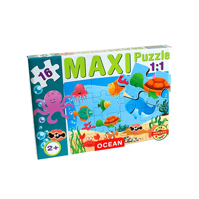 Maxi puzzle tengeri állatokkal – D-Toys
