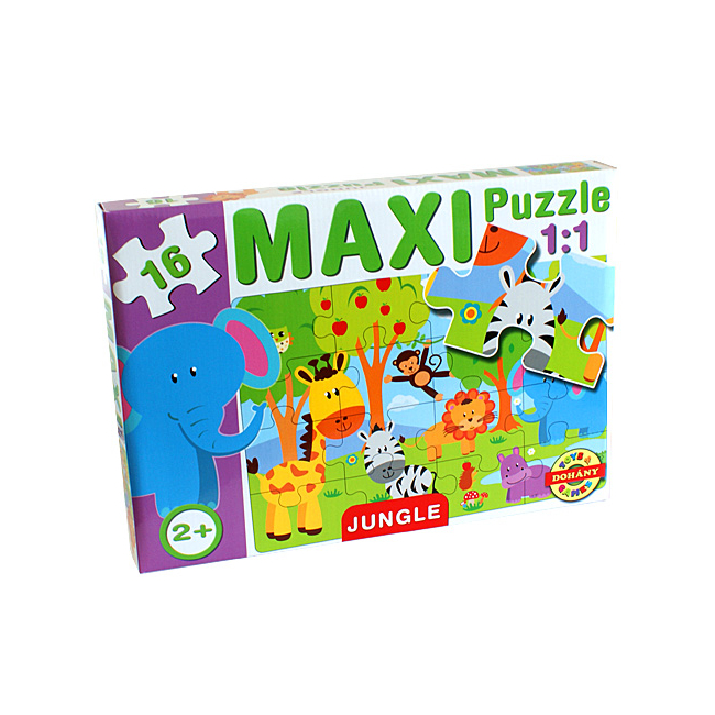 Maxi puzzle Dzsungel állatokkal – D-Toys