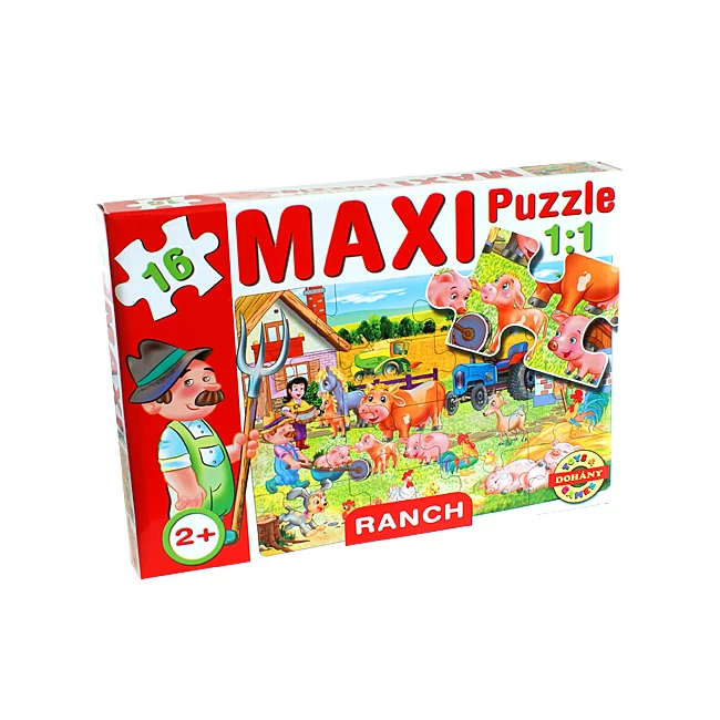 Maxi puzzle Háziállatokkal – D-Toys