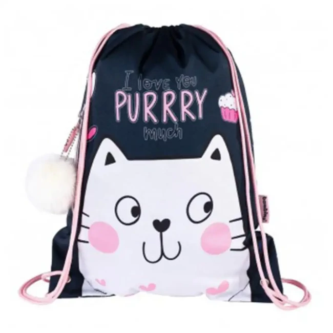 Bambino Kitty cicás tornazsák, sportzsák 43×34 cm