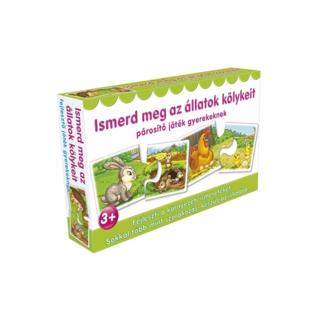 Ismerd meg az állatok kölykeit párosító játék