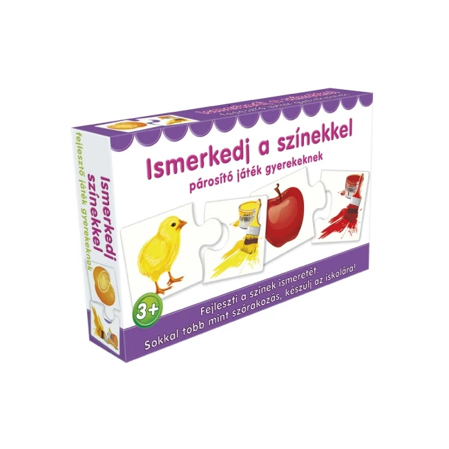 Ismerkedj a színekkel párosító játék