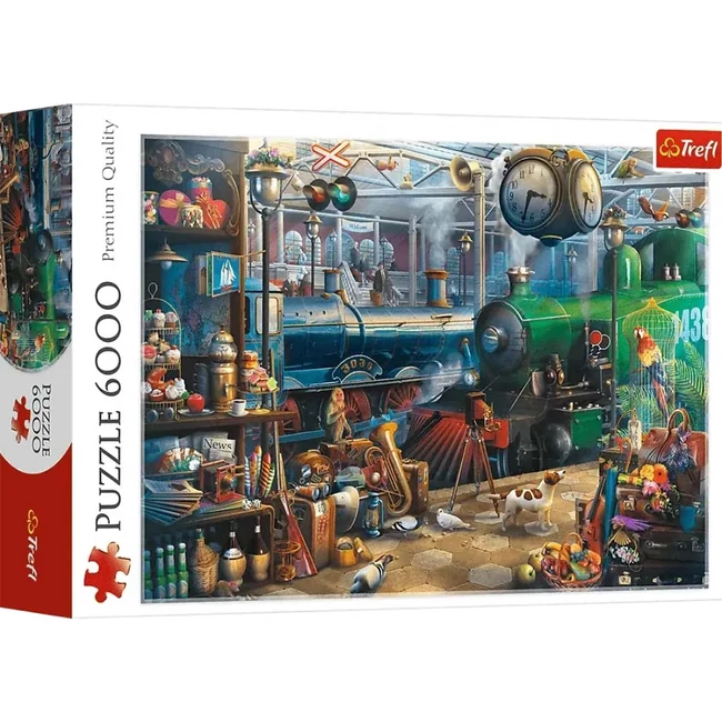 Vonatállomás 6000 db-os prémium puzzle – Trefl