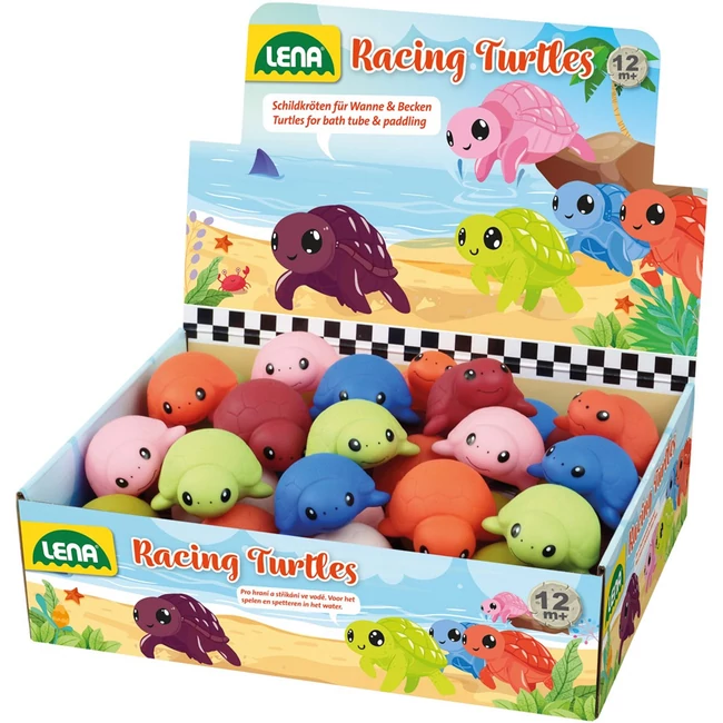 LENA: Versenyző teknősök fürdőjáték többféle 1 db