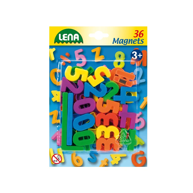 LENA: 36 db-os mágneses számok és jelek